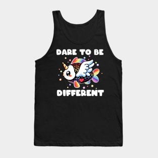 Fishycorn dare to be different Tank Top